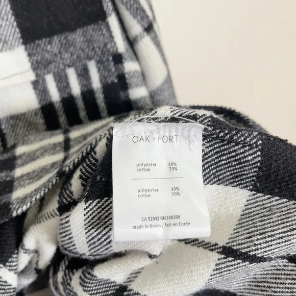 OAK + FORT |  PLAID SHACKET - Picture 11 of 14
